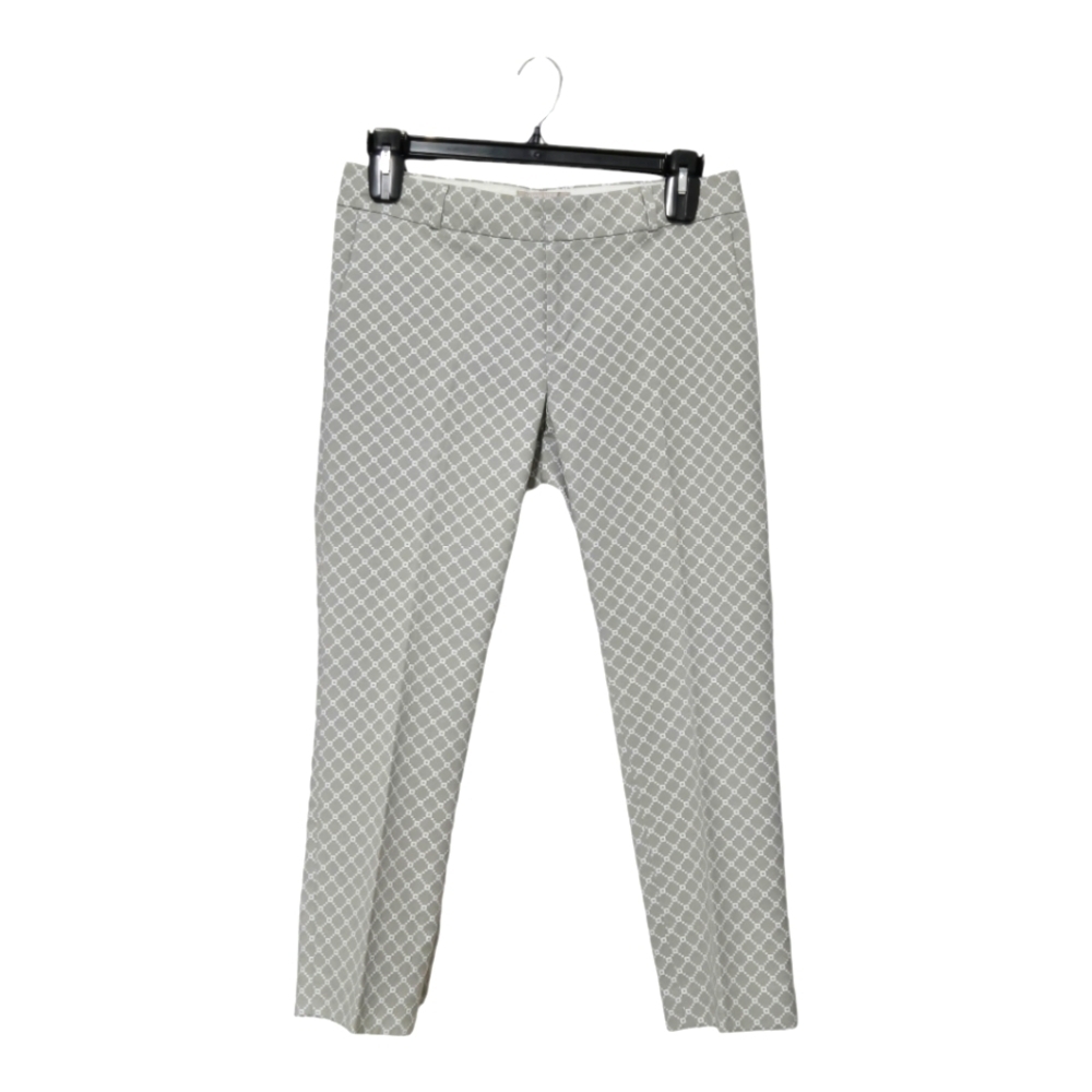 Banana Republic Jacquard Cropped Hampton Pants